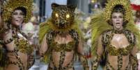 Paolla Oliveira quebrou a internet com sua fantasia de onça pelo desfile da Grande Rio no Carnaval 2024.  Foto: Divulgação, Alex Ferro | Riotur / Purepeople