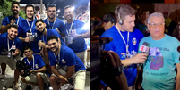 Grupo se fantasiou de repórteres e entrevistou prefeito em carnaval  Foto: Arquivo pessoal