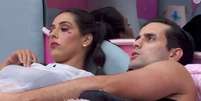 'BBB 24': Deniziane tem medo do relacionamento com Matteus.  Foto: Reprodução, TV Globo / Purepeople