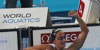 Simona Quadarella é uma das estrelas da natação italiana na atualidade  Foto: EPA / Ansa - Brasil