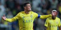 Cristiano Ronaldo comemorando o gol do Al Nassr   Foto: Yasser Bakhsh/Getty Images / Esporte News Mundo