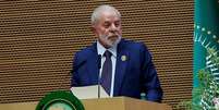 Lula deu as declarações polêmicas contra Israel durante a 37ª Cúpula da União Africana na Etiópia.  Foto: DW / Deutsche Welle