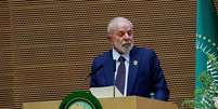 Lula falou sobre ação israelense durante encontro na Etiópia da União Africana  Foto: Reuters / BBC News Brasil