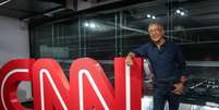 Abílio Diniz no estúdio da CNN Brasil, em São Paulo  Foto: Divulgação