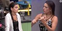 No 'BBB 24', Fernanda e Beatriz brigaram novamente após o Sincerão.  Foto: Reprodução, TV Globo / Purepeople