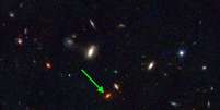 A ZF-UDS-7329 é uma das galáxias que evoluíram muito mais rapidamente do que os modelos prevêem (Imagem: Reprodução/NASA/ESA/CSA/STScI)  Foto: Canaltech