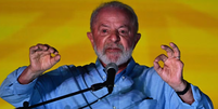 Presidente Lula discursa em lançamento de projeto cultural da Petrobras e rebate críticas de Israel   Foto: PABLO PORCIUNCULA / AFP