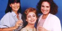 O trio que parou o Brasil em 1988-1989: Maria de Fátima (Gloria Pires), Odete Roitman (Beatriz Segall) e Raquel (Regina Duarte)  Foto: Reprodução