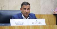 Vereado jo&atilde;o Jorge, presidente da CPI da Enel  Foto: TV C&acirc;mara SP / Perfil Brasil