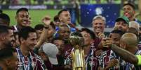 O Fluminense venceu por 2 a 0 com dois gols de Árias (Photo by PABLO PORCIUNCULA/AFP via Getty Images)  Foto: Esporte News Mundo