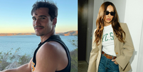 Seguidores criticaram o fato de Sabrina, com 43 anos, e Nicolas Prattes, 26 anos, estarem namorando  Foto: Reprodução: Instagram/sabrinasato/nicolasprattes