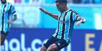  Foto: divulgação/Grêmio - Legenda: Pavón fez dois na goleada gremista sobre o Guarany / Jogada10