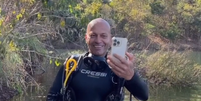 O mergulhador Edvilson Magalhães  Foto: Reprodução/Instagram