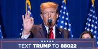 Trump já soma 244 delegados. Um candidato precisa garantir 1.215 para conquistar a indicação republicana  Foto: DW / Deutsche Welle