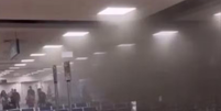 Princípio de incêndio assusta passageiros em aeroporto no Mato Grosso  Foto: Reprodução