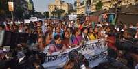 Segundo dados do próprio governo indiano, um total de 31.516 casos de estupro foram registrados em 2022 — uma média de 86 casos por dia  Foto: Getty Images / BBC News Brasil