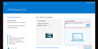 Como criar um pendrive bootável no Dell OS Recovery Tool (Imagem: Captura de tela/Bruno De Blasi/Canaltech)  Foto: Canaltech