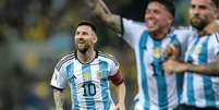 Messi pela Seleção Argentina  Foto: @Argentina/Twitter/Reprodução / Estadão