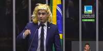 Nikolas fez discurso preconceituoso na tribuna da Câmara  Foto: Reprodução / Perfil Brasil