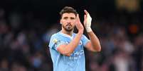 R&uacute;ben Dias ap&oacute;s vit&oacute;ria do Manchester City   Foto: Michael Regan | Getty Images / Esporte News Mundo