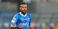 Neymar durante jogo do Al-Hilal   Foto: Yasser Bakhsh | Getty Images / Esporte News Mundo