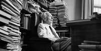 O físico Joseph Rotblat (1908-2005), ganhador do Prêmio Nobel da Paz em 1995  Foto: Getty Images / BBC News Brasil