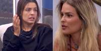 Beatriz acusa Yasmin Brunet de criticar religião de Alane no 'BBB 24'.  Foto: Reprodução, Globoplay / Purepeople