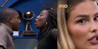 'BBB 24': Sincerão fez com que Leidy Elin e Davi brigassem ao vivo e Yasmin Brunet levasse alfinetadas.  Foto: Reprodução, TV Globo / Purepeople