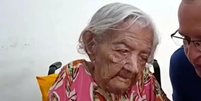 Aos 119 anos, brasileira pode ser considerada pessoa mais velha do mundo  Foto: Reprodução TV Record / Reprodução TV Record