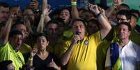 Jair Bolsonaro durante evento no Rio  Foto: Ricardo Moraes