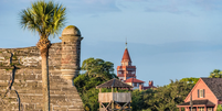 A cidade de Saint Augustine é considerada o assentamento urbano mais antigo dos Estados Unidos  Foto: Alamy / BBC News Brasil