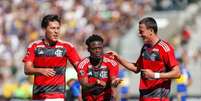  Foto: Divulgação / Conmebol - Legenda: Boica bem que tentou, mas o Flamengo fez 2 a 1 e conquistou o único título que faltava na base / Jogada10