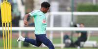  Foto: Rafael Ribeiro/CBF - Legenda: Endrick se anima com novo ciclo da CBF / Jogada10