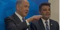Benjamin Netanyahu e deputado Marco Feliciano, em Israel  Foto: Reprodução