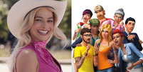 Margot Robbie será a produtora do longa metragem de The Sims  Foto: Barbie/The Sims 4 / Reprodução