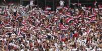 Foto: Rubens Chiri, Paulo Pinto e Ciete Silvério/saopaulofc.net - Legenda: Torcida do São Paulo no MorumBIS, pelo Campeonato Paulista de 2024 / Jogada10