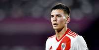 Franco Mastantuono em Barracas Central x River Plate   Foto: Marcelo Endelli | Getty Images / Esporte News Mundo