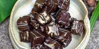 Fudges de chocolate harmonizados com os azeites de oliva  Foto: Vitoria Magalhães/Anhembi Morumbi