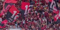  Foto: Paula Reis/Flamengo - Legenda: Torcida do Flamengo no Maracanã / Jogada10