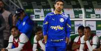 Abel Ferreira, treinador do Palmeiras, durante confronto contra o Novorizontino.   Foto: Fábio Menotti/Palmeiras. / Esporte News Mundo