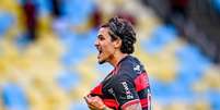 Pedro comemorando gol contra o Nova Iguaçu.   Foto: Marcelo Cortes/CRF. / Esporte News Mundo