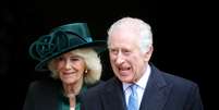 Rei Charles III foi aos festejos de páscoa  Foto: Getty Images