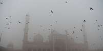 Poluição do ar atinge níveis alarmantes em Nova Déli, capital da Índia  Foto: Sajjad Hussain/AFP