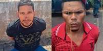 Rogério da Silva Mendonça (esq.) e Deibson Cabral Nascimento foram recapturados em uma ação conjunta entre a PF e a PRF  Foto: Divulgação/Polícia Rodoviária Federal / BBC News Brasil