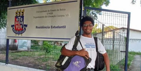 Tiago agora mora na residência estudantil da Uneb, no campus de Senhor do Bonfim  Foto: Arquivo Pessoal