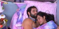 Matteus e Isabelle no BBB24  Foto: Globoplay