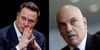 Elon Musk e Alexandre de Moraes  Foto: Reuters / BBC News Brasil