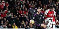  Foto: Adrian Dennis/AFP via Getty Images - Legenda: Arsenal e Bayern de Munique protagonizaram um ótimo jogo na cidade de Londres / Jogada10