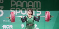 Laura Amaro, bronze no levantamento de peso do Pan de Santiago   Foto: Marina Ziehe/COB / Esporte News Mundo