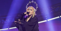 Madonna durante show da Celebration Tour  Foto: Reprodução/X